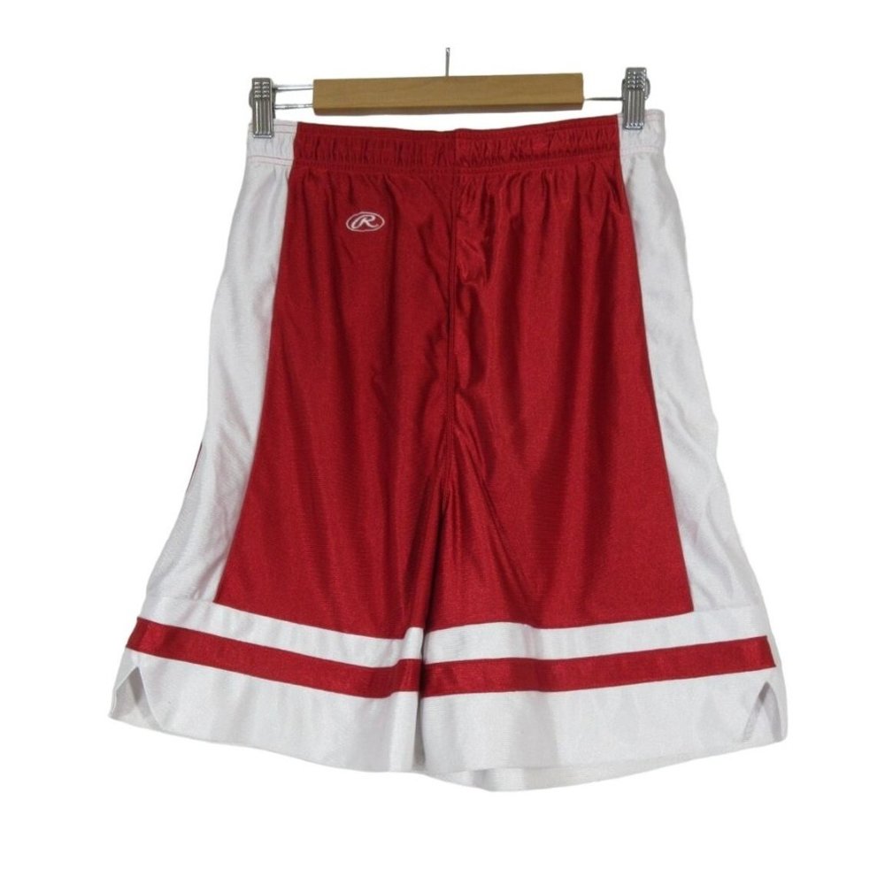 Vintage 90s Rawlings elastic waist athletic basketball‎ shorts US made